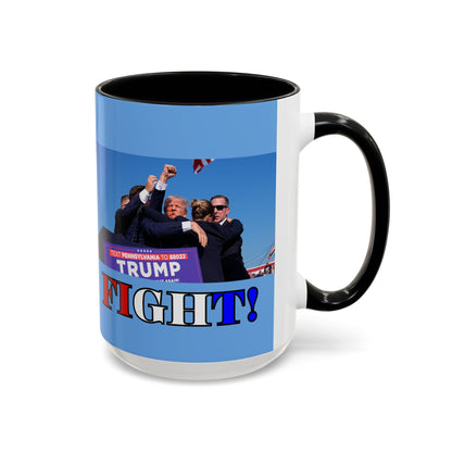 Fight! Accent Mug by cypherpunkgear