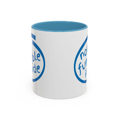Non-Fungible Inside White Accent Mug by cypherpunkgear.com
