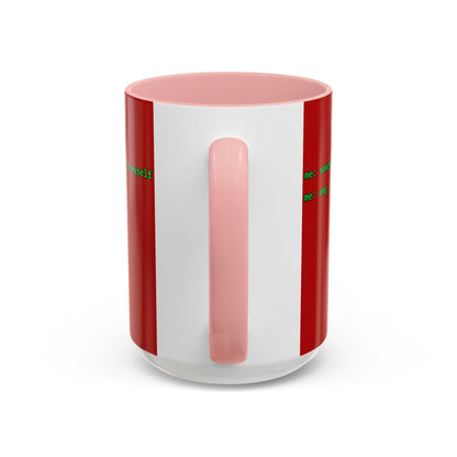 Sometimes I talk to myself - me: omg...same Red Accent Mug by cypherpunkgear.com