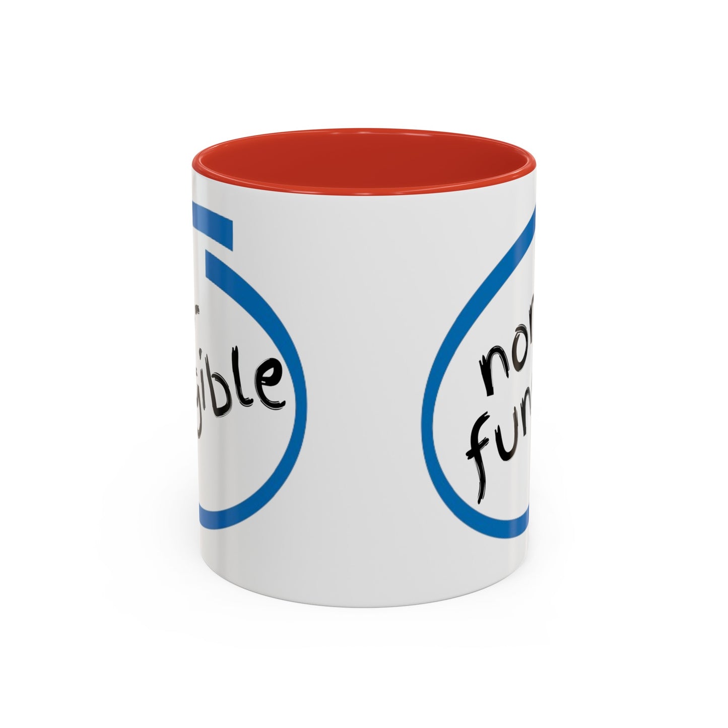 Nonfungible Accent Mug by cypherpunkgear