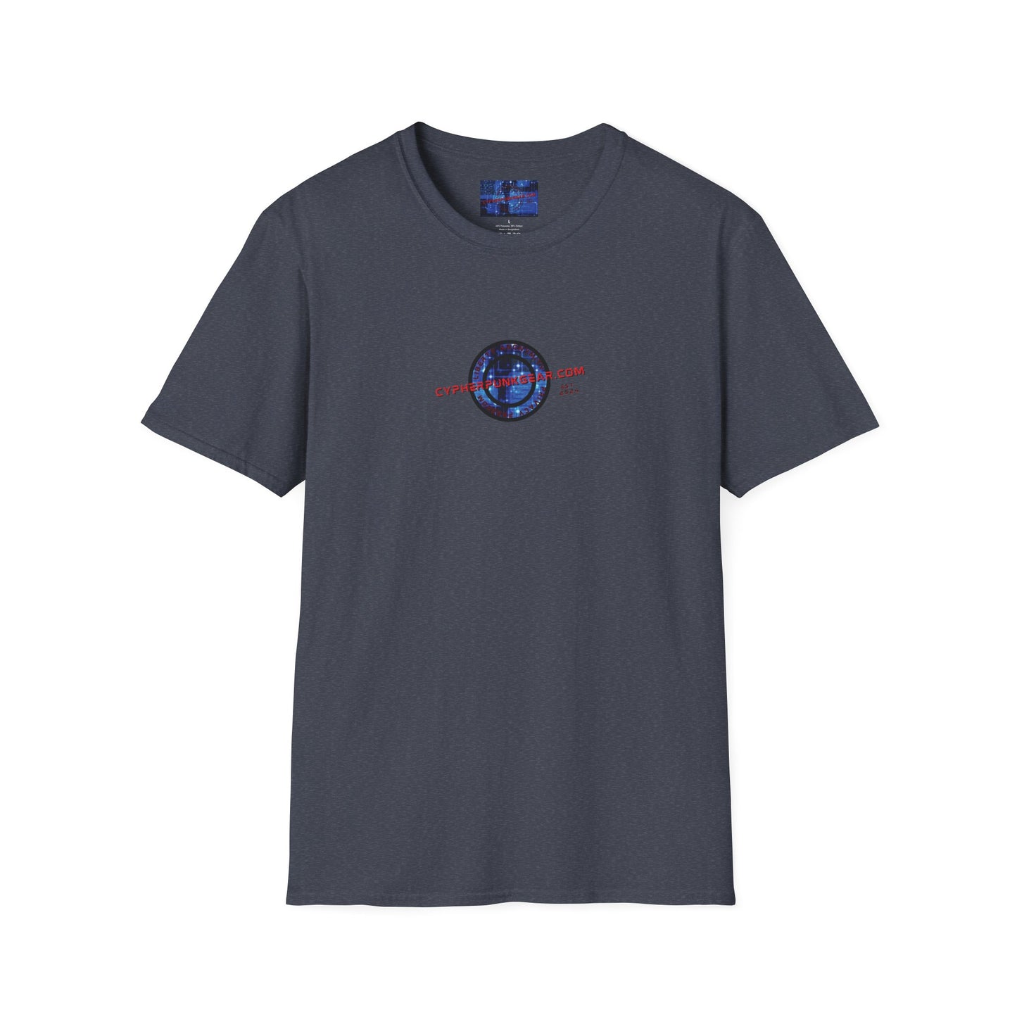 2-sided, cypherpunkgear.com logo Dark colors Unisex T-Shirt by cypherpunkgear.com