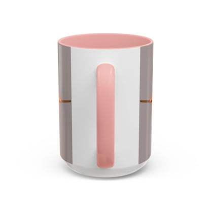 Hazel Hex Grey Accent Mug by CreepyCrafts.boo