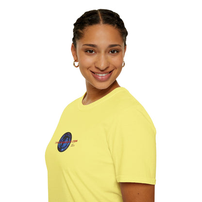 2-sided, cypherpunkgear.com logo Light colors Unisex T-Shirt by cypherpunkgear.com