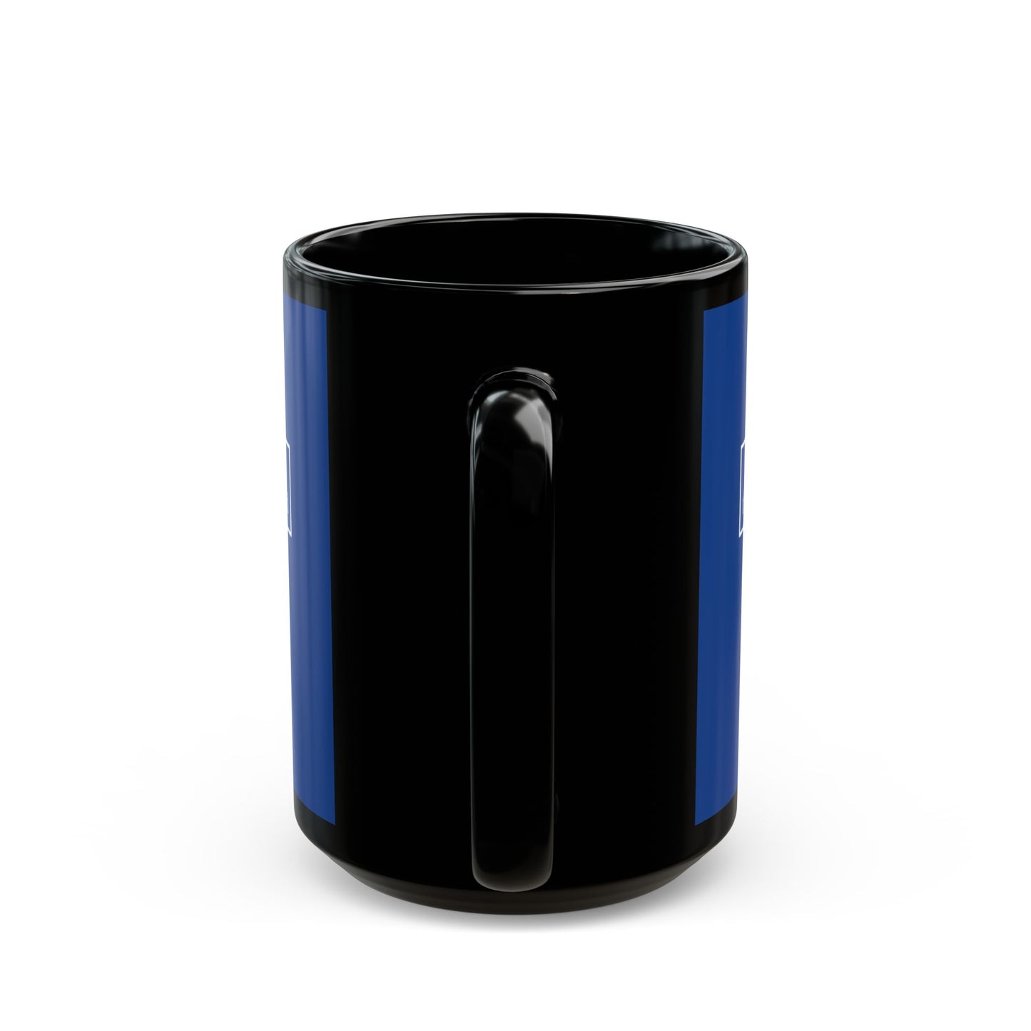 don't assume your freedoms are assured, White font, Dark Blue/Black Mug by cypherpunkgear.com