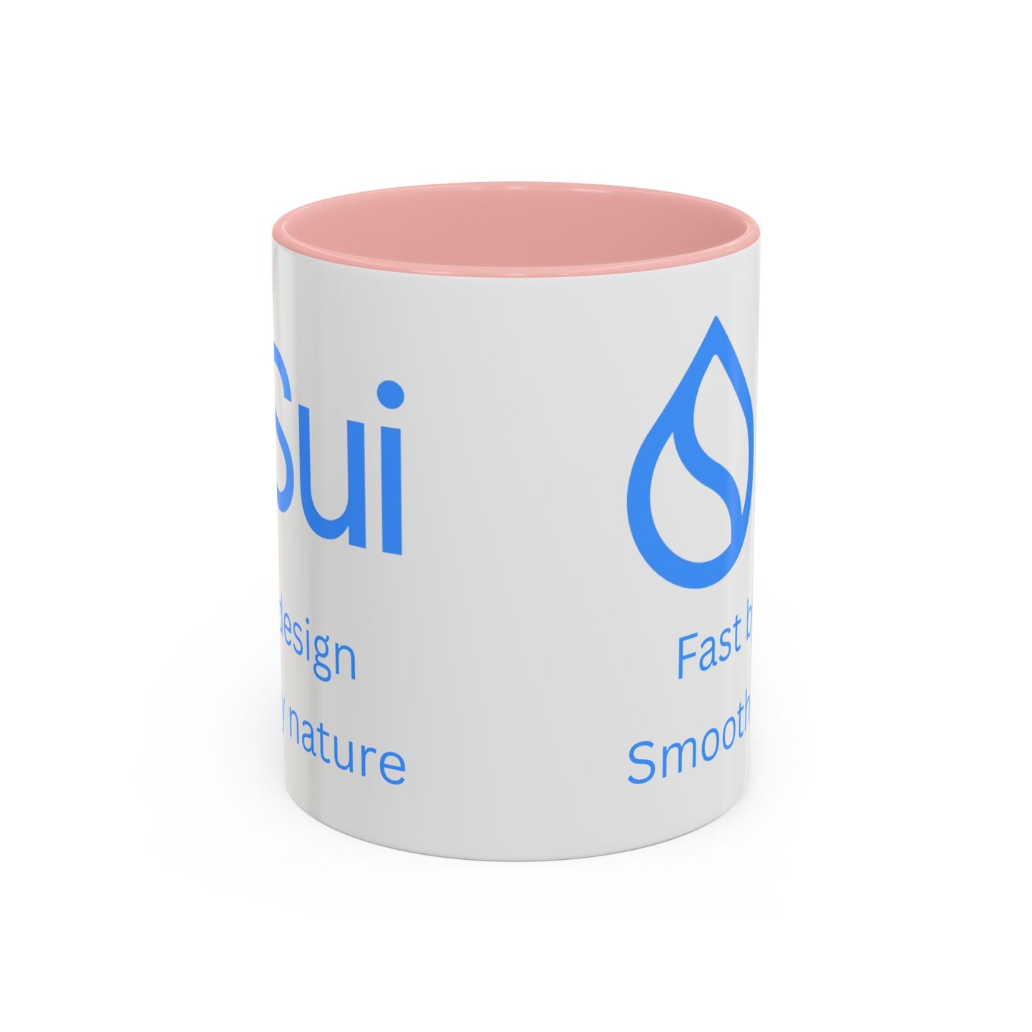 SUI White Accent Mug by cypherpunkgear.com