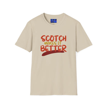 ¡Scotch lo mejora con cypherpunkgear! Camiseta unisex de estilo suave
