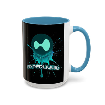 HYPE Drip Black Accent Mug by cypherpunkgear.com