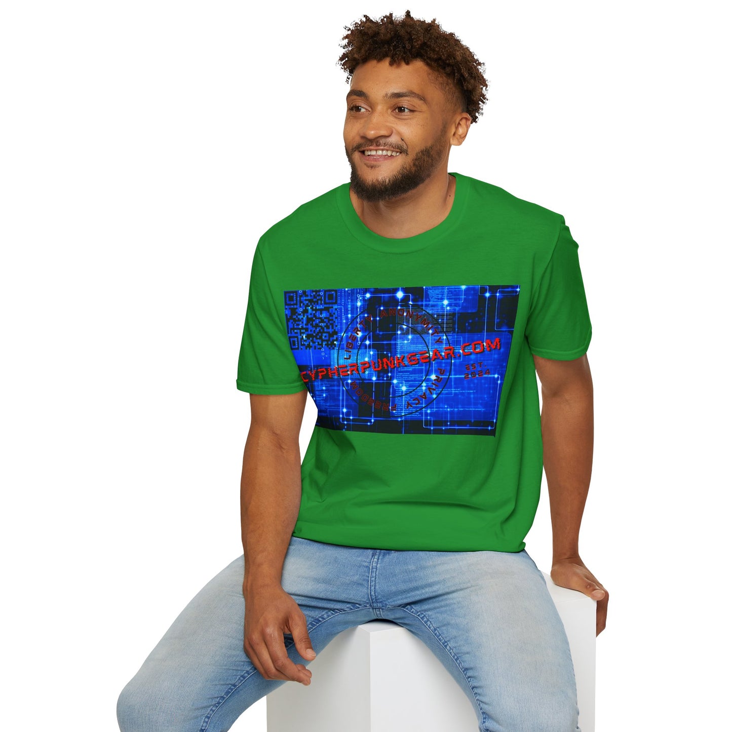 Cypherpunkgear.com logo Dark colors Unisex T-Shirt by cypherpunkgear.com