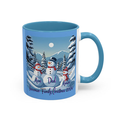 Snowman Family of 3 Accent Mug by cypherpunkgear