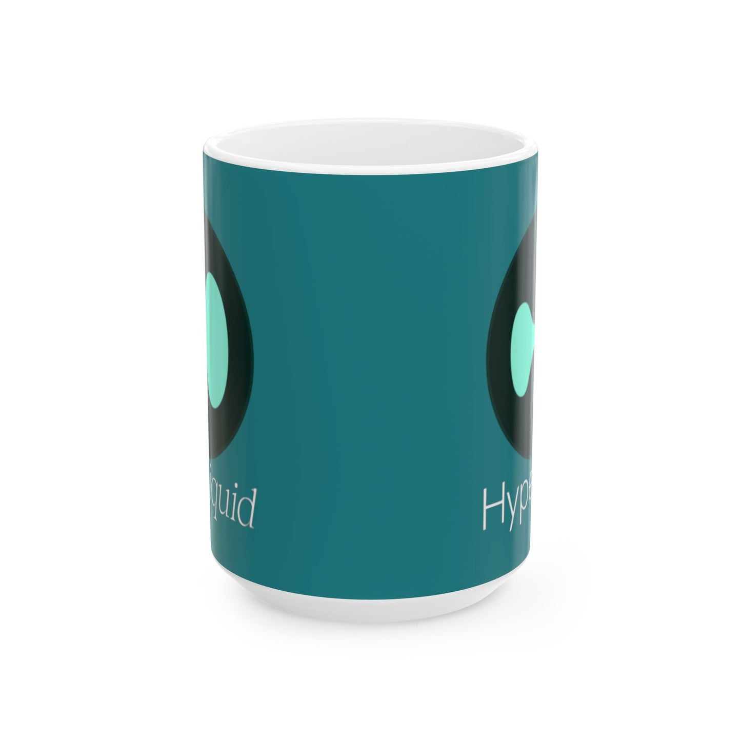 Hyperliquid White font Hyperliquid Mug by cypherpunkgear.com