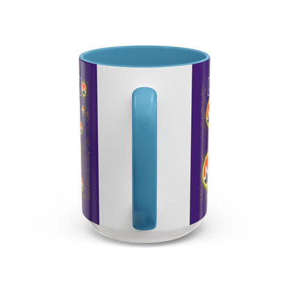 Monero (XMR) don't assume your freedoms are assured Purple Accent Mug by cypherpunkgear.com