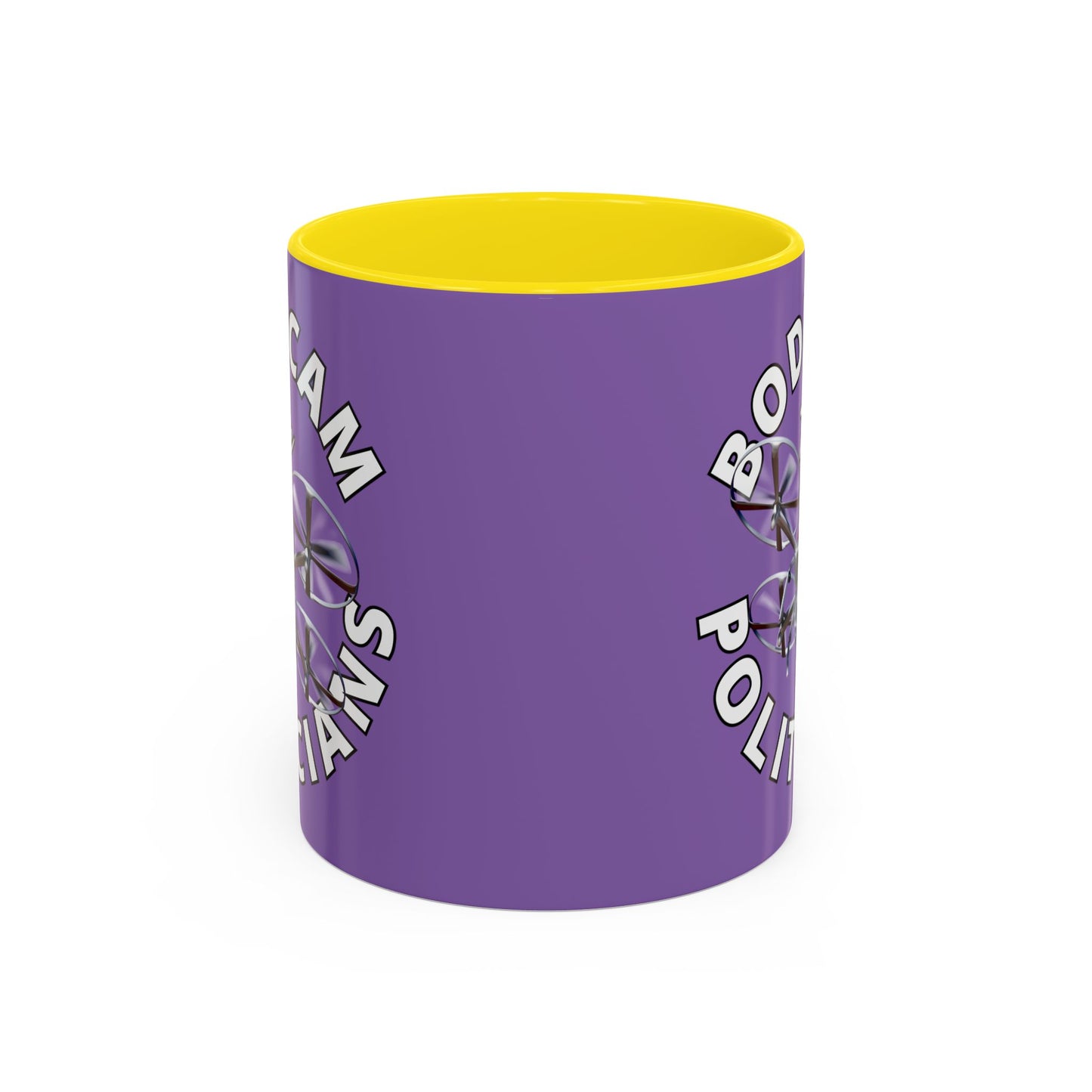 Bodycam the Politicians Drone Light Purple Accent Mug by cypherpunkgear.com