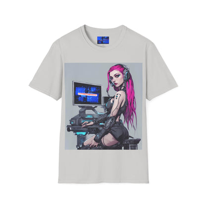 Netrunner Cyberpunk Unisex T-Shirt by cypherpunkgear