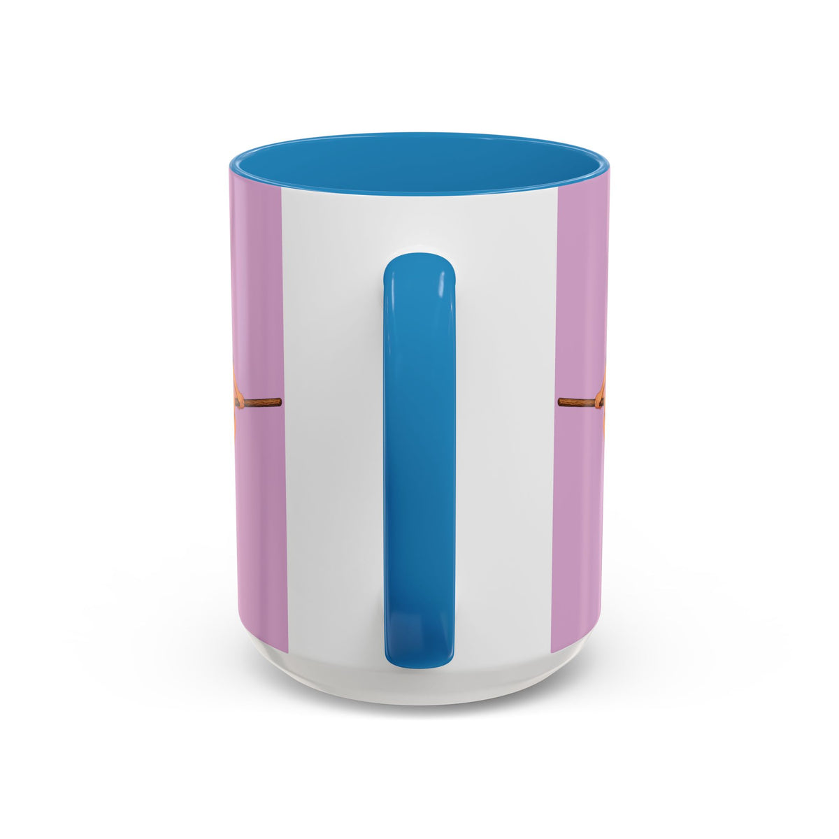 Hazel Hex Pink Accent Mug by CreepyCrafts.boo