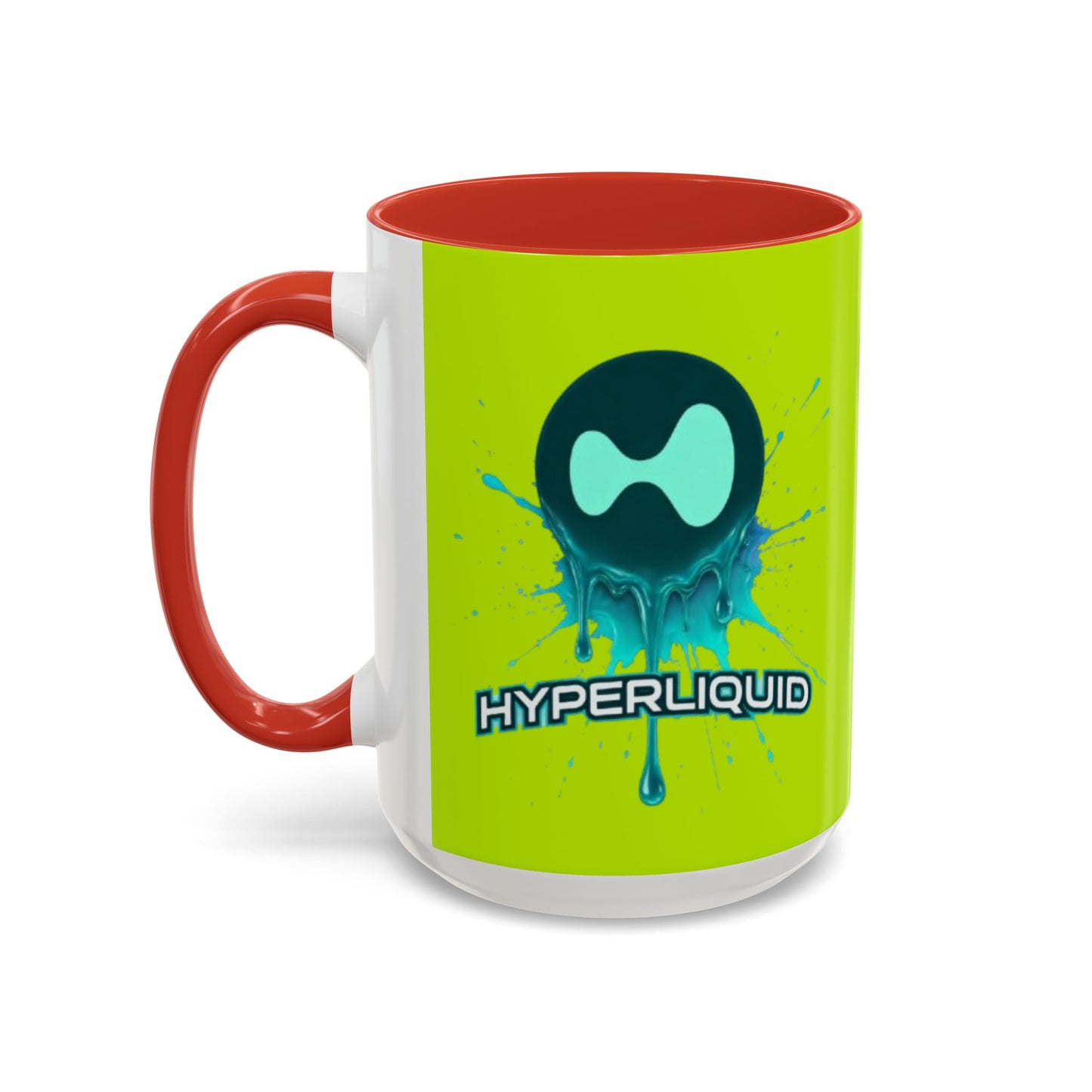 HYPE Drip Yellow Accent Mug by cypherpunkgear.com