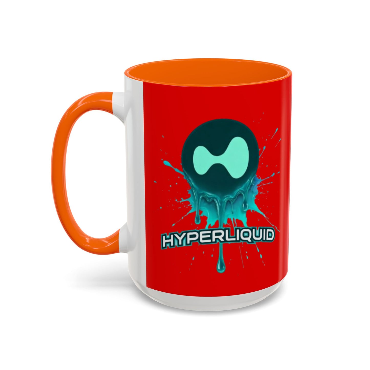 HYPE Drip Red Accent Mug by cypherpunkgear.com