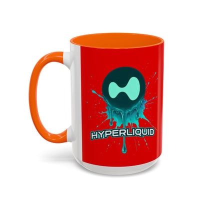HYPE Drip Red Accent Mug by cypherpunkgear.com