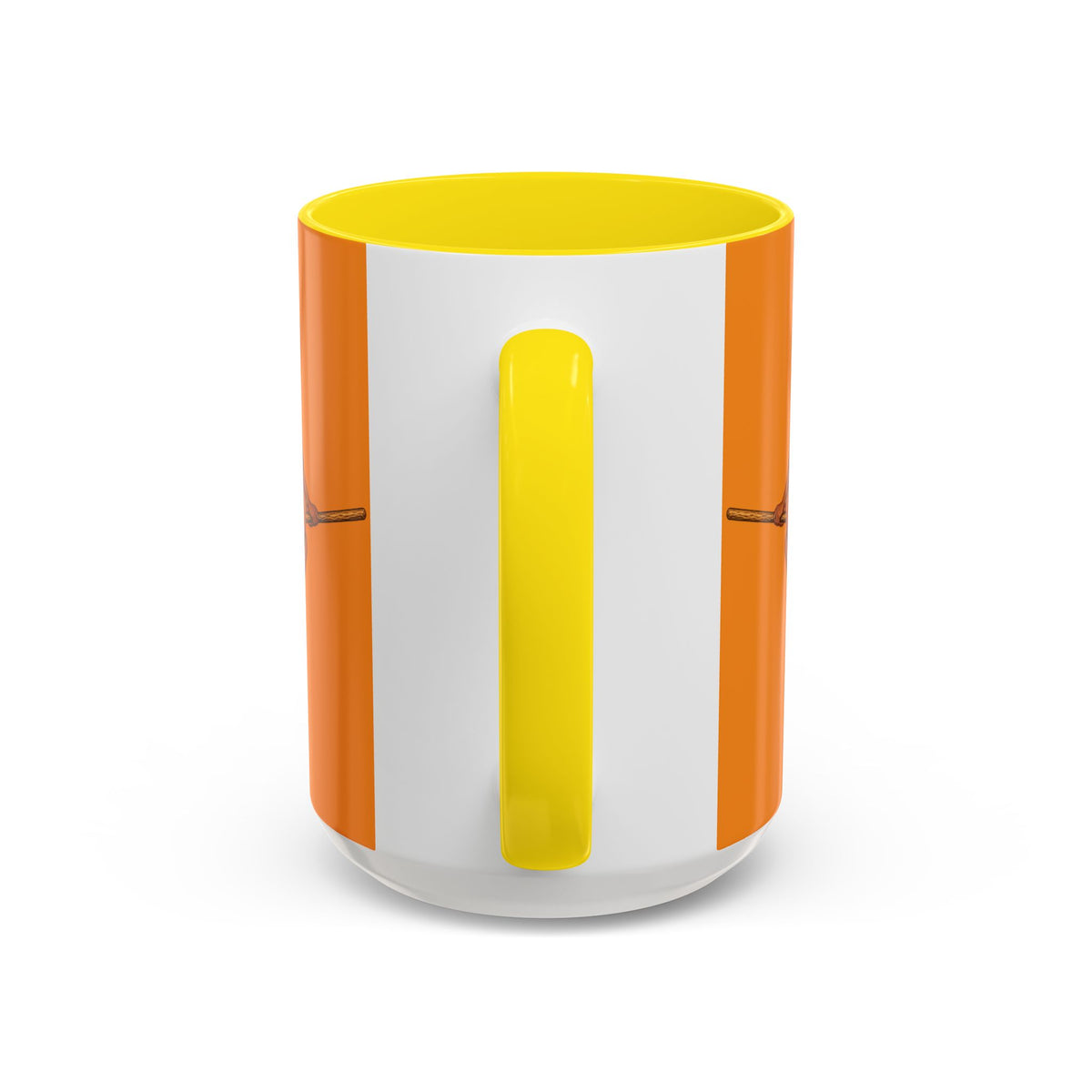 Velvet Vex Orange Accent Mug by CreepyCrafts.boo