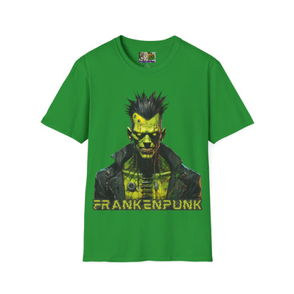 Frankenpunk Dark colors Unisex T-Shirt by CreepyCrafts.boo