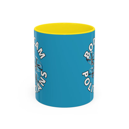 Bodycam the Politicians Drone Turquoise Accent Mug by cypherpunkgear.com