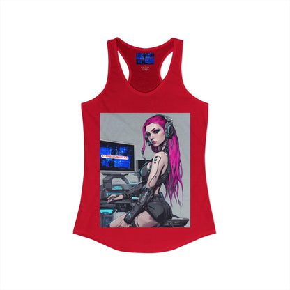 ¡Cyberpunk de cypherpunkgear! Camiseta sin mangas ideal con espalda cruzada para mujer
