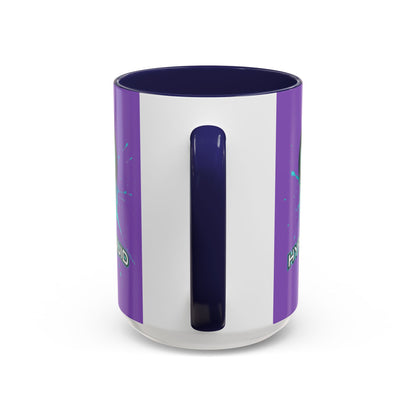 HYPE Drip Light Purple Accent Mug by cypherpunkgear.com