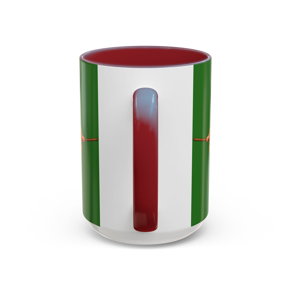 Hazel Hex Green Accent Mug by CreepyCrafts.boo
