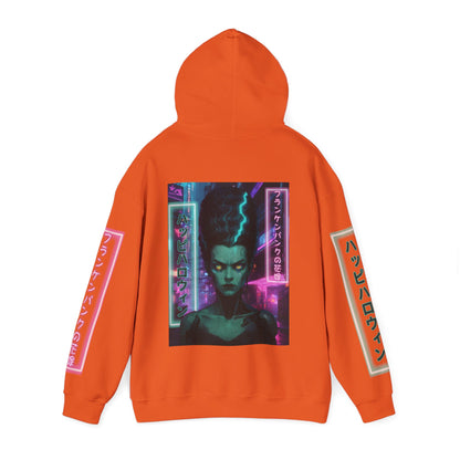 Bride of Frankenpunk Hoodie Unisex Hooded Sweatshirt by CreepyCrafts.boo