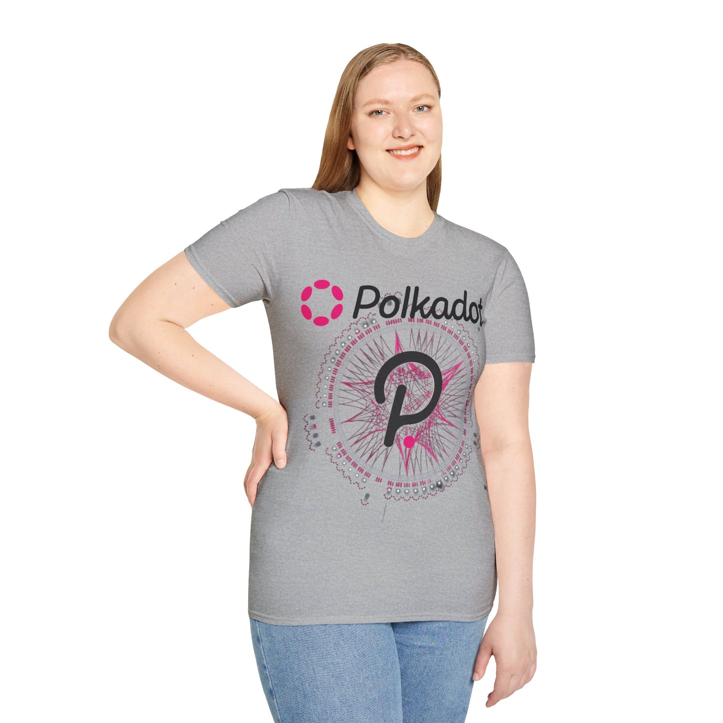 Polkadot (DOT) Light colors Unisex T-Shirt by cypherpunkgear.com