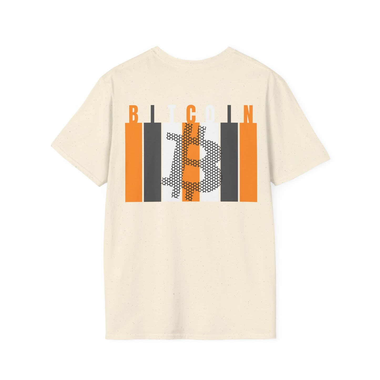 2-sided Bitcoin (BTC) Decentralized Freedom LTcolors Unisex T-Shirt by cypherpunkgear