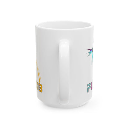FluxBeam (FLUXB) White Mug by cypherpunkgear.com