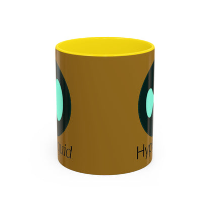 Hyperliquid Black font Brown Accent Mug by cypherpunkgear.com