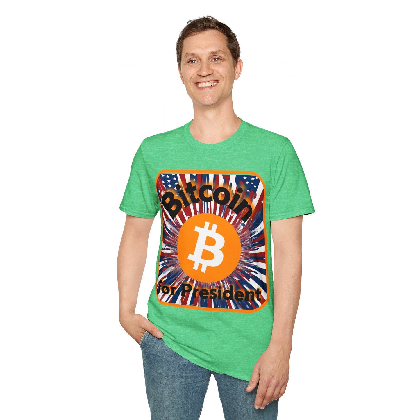 ¡Bitcoin para presidente de cypherpunkgear! Camiseta unisex de estilo suave