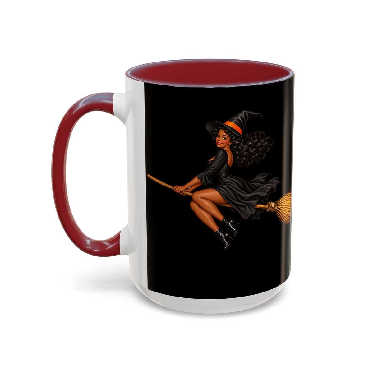 Velvet Vex Black Accent Mug by CreepyCrafts.boo