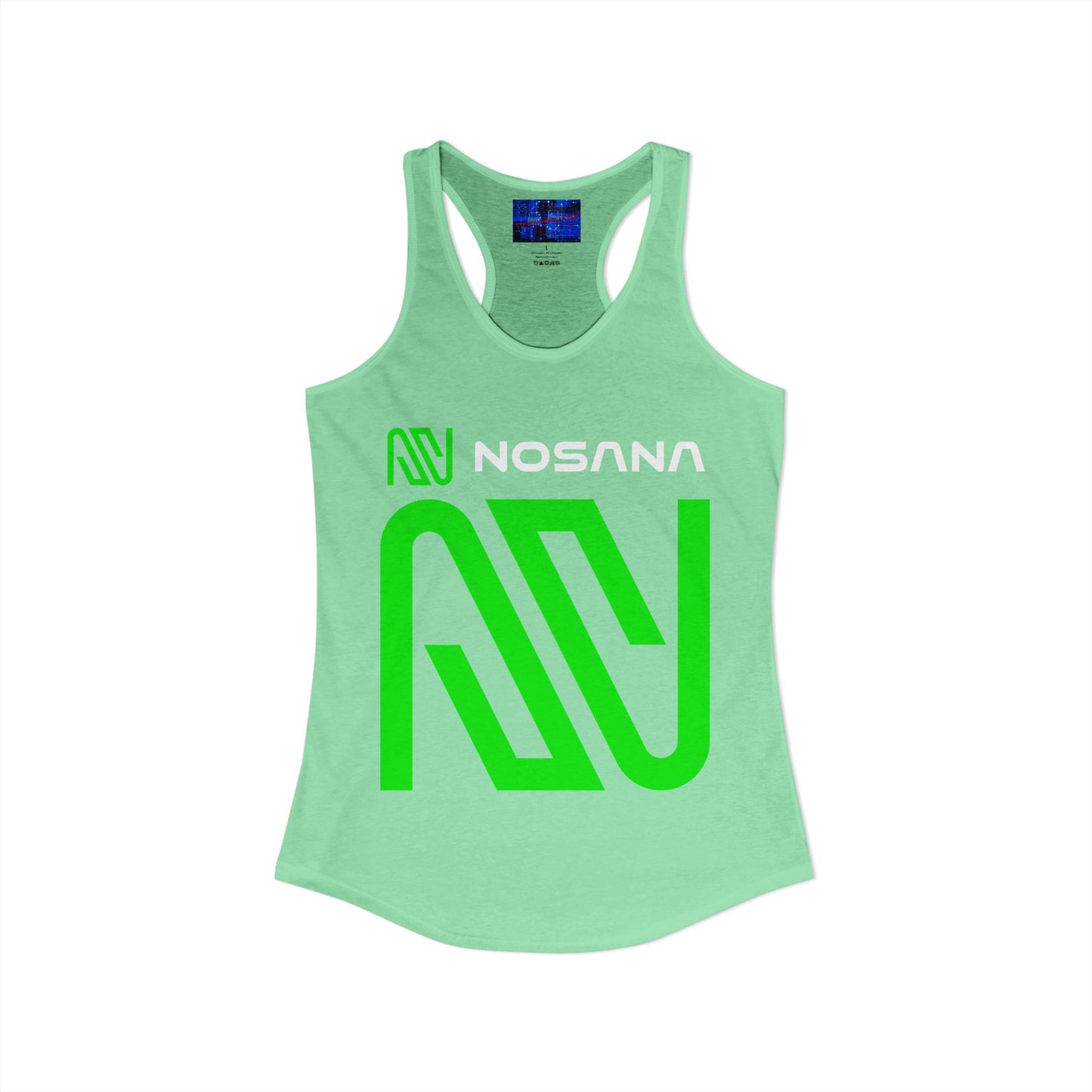 Nosana (NOS) Women's Racerback Tank Top by cypherpunkgear.com