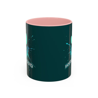HYPE Drip Dark Hyperliquid Accent Mug by cypherpunkgear.com