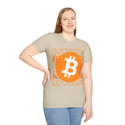 Bitcoin Bitcoin Bitcoin (BTC) Light colors Unisex T-Shirt by cypherpunkgear.com