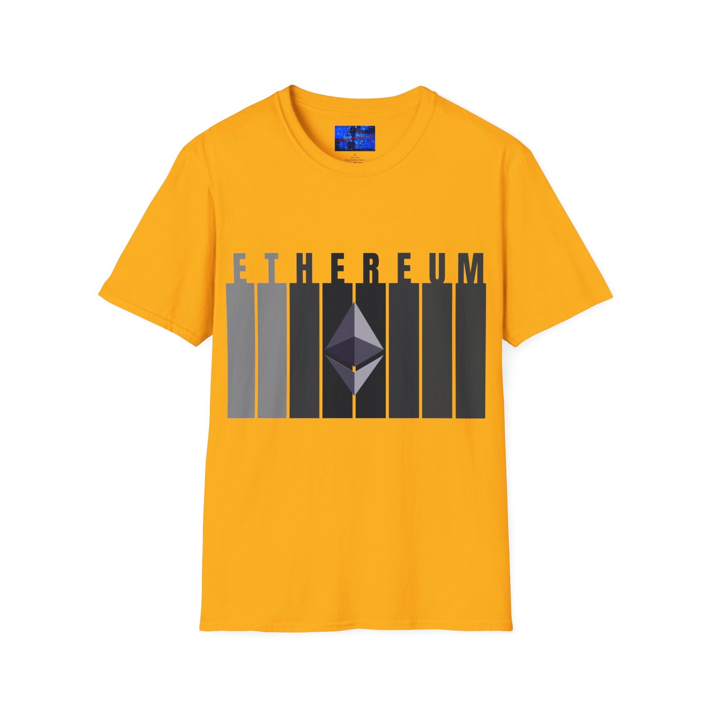 Ethereum (ETH) LTcolors Unisex T-Shirt by cypherpunkgear