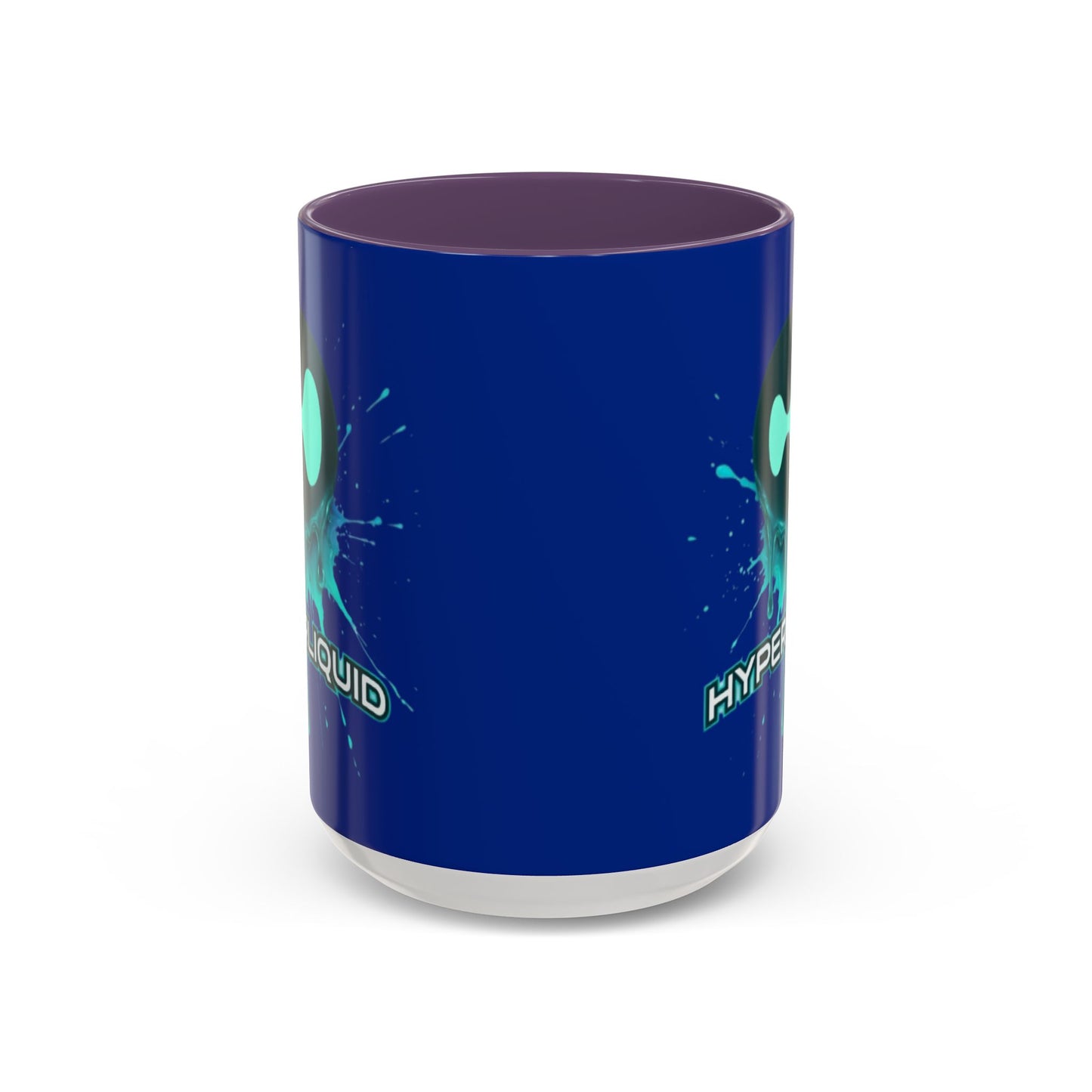 HYPE Drip Blue Accent Mug by cypherpunkgear.com