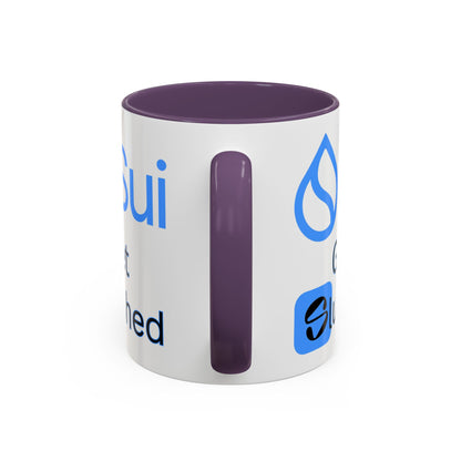 Sui: Get Slushed White Accent Mug by cypherpunkgear.com