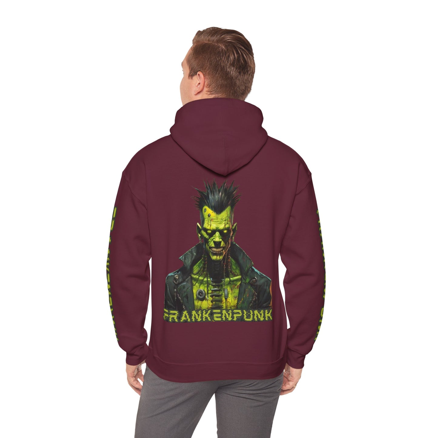 Frankenpunk Hoodie Unisex Hooded Sweatshirt by cypherpunkgear