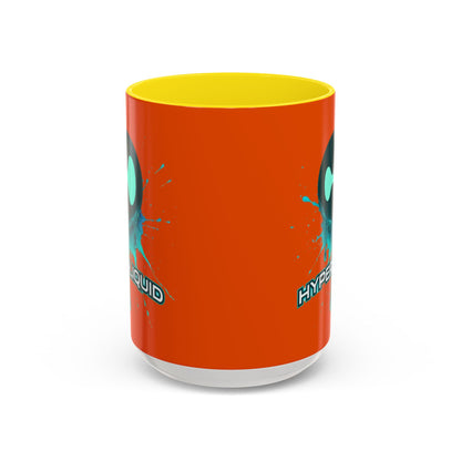 HYPE Drip Orange Accent Mug by cypherpunkgear.com