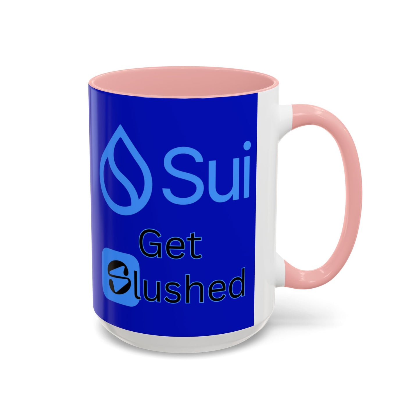 Sui: Get Slushed Dark Blue Accent Mug by cypherpunkgear.com