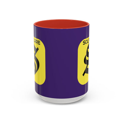 SolflareLogo Purple Accent Mug by cypherpunkgear.com