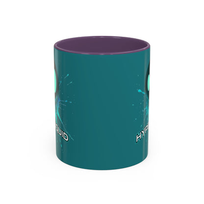 HYPE Drip Hyperliquid Accent Mug by cypherpunkgear.com