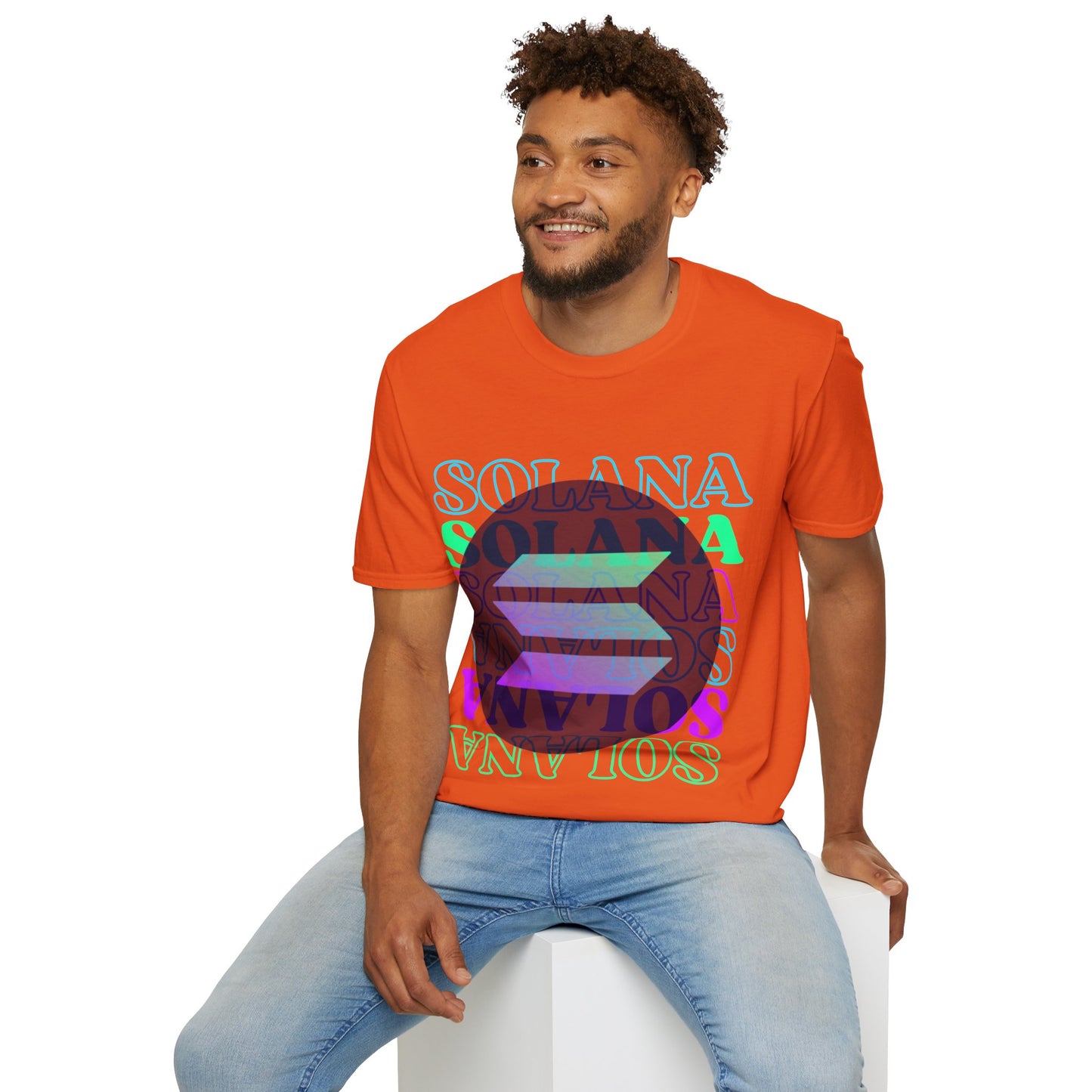 Solana Solana Solana (SOL) LTcolors Unisex T-Shirt by cypherpunkgear