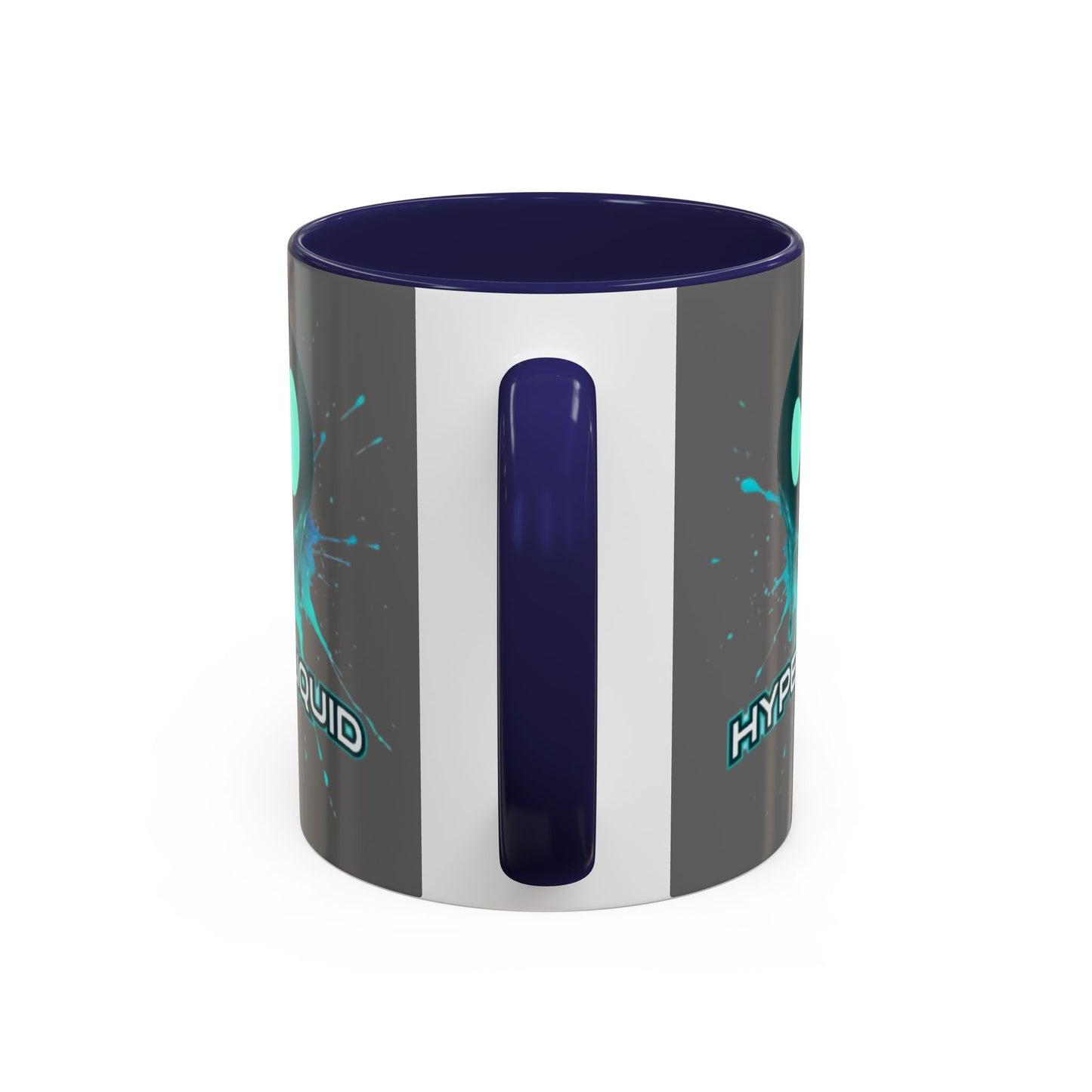 HYPE Drip Grey Accent Mug by cypherpunkgear.com
