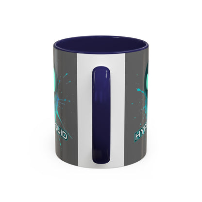 HYPE Drip Grey Accent Mug by cypherpunkgear.com