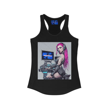 ¡Cyberpunk de cypherpunkgear! Camiseta sin mangas ideal con espalda cruzada para mujer