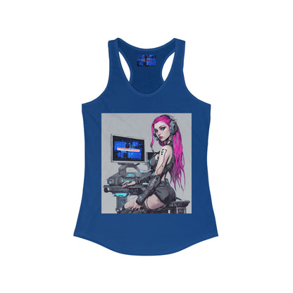 ¡Cyberpunk de cypherpunkgear! Camiseta sin mangas ideal con espalda cruzada para mujer
